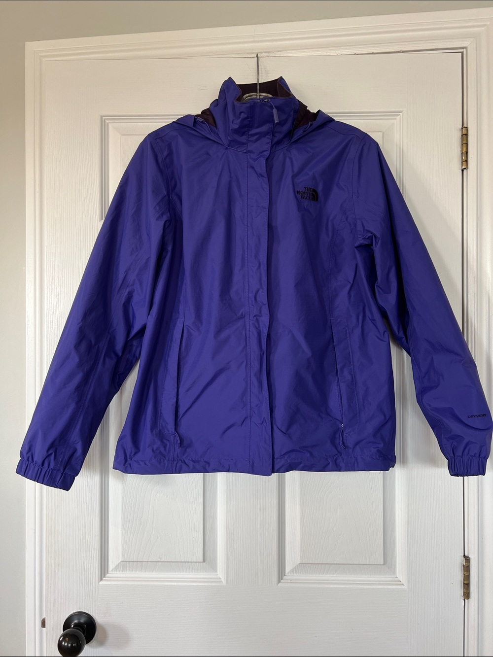 The North Face Women's Deep Purple Hooded Rain Jacket
